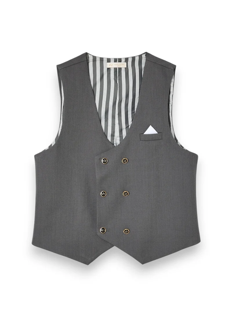 Victor And Jane  Boys 4 Piece Set Waistcoat, Shirt, Trousers & Bow Tie Set for Men | Best Price UAE